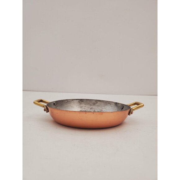 Copper Pan / Copper Dish / Copper Cooking Pan / Copper Frying Pan / Copper - Picture 2 of 10